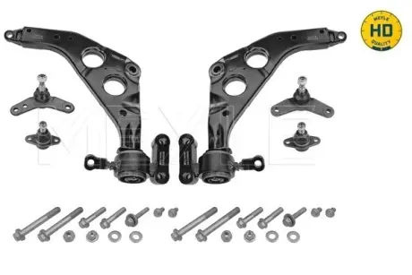 Комплект важелів підвіски (передньої) Mini (R50/R53/R52) 01-08 (з болтами) MEYLE 316 050 0070/HD (фото 1)