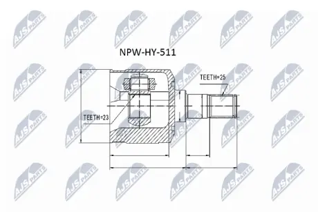Шрус Nty NPWHY511 (фото 1)
