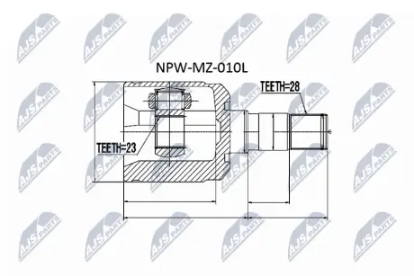 Шрус Nty NPWMZ010L