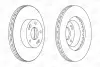 Диск гальмівний передній (кртано 2) Hyundai Sonata V, Tucson (04-10)/ Kia Sportage (II,III) CHAMPION 562755CH (фото 2)