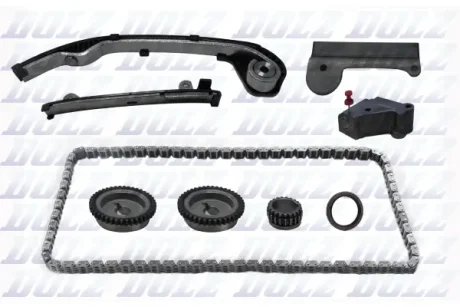 Комплект ланцюга ГРМ NISSAN 1.5/1.8 Petrol DOLZ SKCN038F (фото 1)