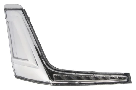 Лампа сигналу повороту переднього Прав (колір скла: хром, LED) RVI T 01.13- Trucklight CLRV005R