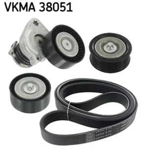Комплект поліклінового паска (із натягувачем) SKF VKMA38051
