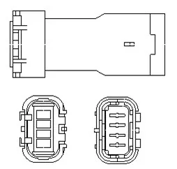 Лямбда-зонд (кількість дротів 4, 400мм) DS DS 3 CITROEN C-ELYSEE, C1 II, C3 AIRCROSS II, C3 II, C3 III, C4 CACTUS, DS3 PEUGEOT 108, 2008 I, 208 I, 208/HATCHBACK, 301 1.0/1.2/1.2LPG 03.12- MAGNETI MARELLI 466016355171