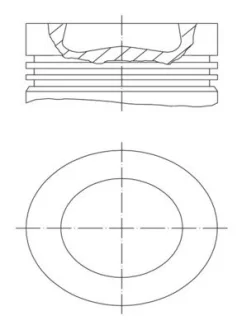 Поршень MAHLE KNECHT 028 PI 00155 002