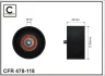 Ролик натяжного механізму поліклинового ремня mercedes actros/mp2/mp3 om541.920-om542.962 04.96- 80x CAFFARO 478118 (фото 1)