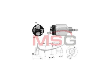 Реле втягуюче Aftermarket ZM5773