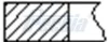 Кольца поршневые STD (к-кт на 1 поршень) Geely EC7 FRECCIA 1136000065 (фото 1)