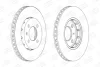 Гальмівний диск перед. Seat Mii/Skoda Citigo 11-19 компл. 2шт CHAMPION 562727CH (фото 2)