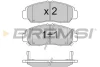 Гальмівні колодки пер. Honda Civic 87-01 (sumitomo) BREMSI BP3059 (фото 1)
