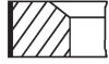 Комплект поршневих кілець MAHLE KNECHT 037RS001480N0 (фото 1)