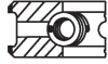 Комплект поршневих кілець MAHLE KNECHT 037RS001480N0 (фото 3)