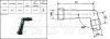 Трубка свічки запалювання, кут: 102°, довга, різьба: 10/12мм, з"єднання: гвинт, корпус: ебонітовий, колір трубки: чорн HONDA CB 1000/1000 (Pro Link)/1000F/1000K (Goldwing)/1000LTD (Goldwing)/1100 (Gol XD05F