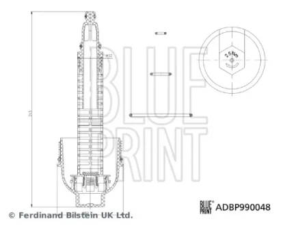 Кришка фільтра BLUE PRINT ADBP990048 (фото 1)
