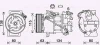Компрессор кондиционера Renault Clio IV, Captur (13-) 0.9 TCE, 1.2 TCE (RTAK640)