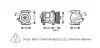 Компрессор кондиционера Fiat Doblo (10-)/Opel Combo (12-) AVA AVA COOLING FTAK394 (фото 1)