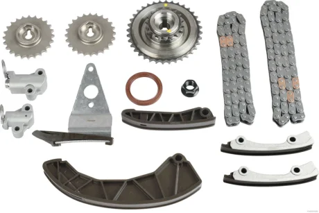 Комплект ГРМ (ланцюг + шестерня) HYUNDAI ACCENT III, ACCENT IV, ELANTRA IV, ELANTRA V, ELANTRA VI, GETZ, I10 I, I20 ACTIVE, I20 I, I20 II, I30, I40 I, I40 I CW, IX20, IX35, MATRIX 1.1D-1.7D 10.01- JAKOPARTS J1190509
