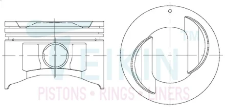 Поршень TEIKIN 44274050