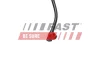 Патрубок системы охлаждения Opel Astra (H,J) 1.6i 670MM FAST FT00231 (фото 2)