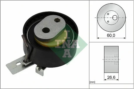 Ролик ГРМ Volvo XC40 T2/T3/T4/T5 Plug-in Hybrid, 18- INA 531 0938 10