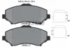 Комплект гальмівних колодок передн , CHRYSLER GRAND VOYAGER V, TOWN & COUNTRY, VOYAGER V  DODGE GRAND, JOURNEY, NITRO  FIAT FREEMONT  JEEP CHEROKEE, WRANGLER III  VW ROUTAN 2.0D-4.0 01.06- 2460401