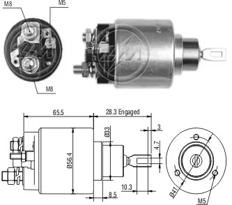 Реле втягуюче стартера Aftermarket ZM779