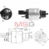 Реле втягуюче стартера Aftermarket ZM3498 (фото 1)