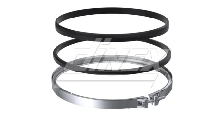 Монтажний елемент випускної системи, монтажний комплект фільтра dpf SCANIA G I, P I, R I 01.03-05.19 Dinex 6LL016