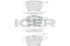 Колодки гальмівні (передні) VW T5/Multivan V 03-15/Touareg 03-10 (+датчик) ICER LM1778-071 (фото 1)