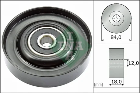 Ролик генератора Nissan Micra III/Note 1.0/1.2/1.4 16V/LPG, 03-13 INA 532 0785 10 (фото 1)