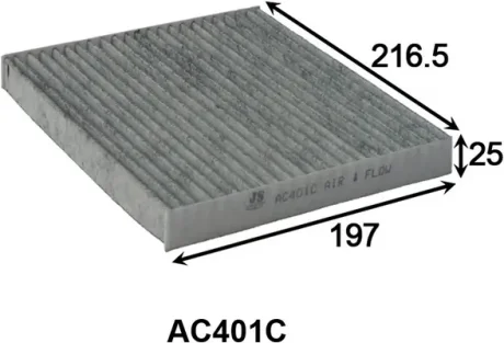 Фільтр салону JS ASAKASHI AC401C