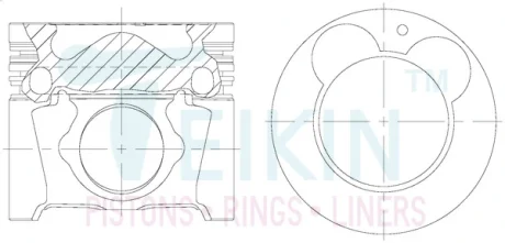 Поршень TEIKIN 51150AGSTD