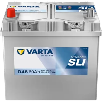 Акумулятор 12В 60Агод./540А (EN) Dynamic SLI (L+ стандартні клеми) 232x173x225 B00 - без монтажного фланця (пусковий) VARTA 560411054K262 (фото 1)
