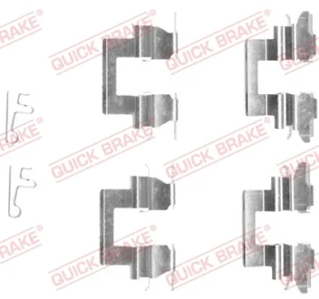 Пружини притискні колодок гальмівних QUICK BRAKE 109-1608
