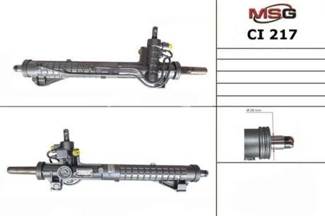 Рульова рейка з ГУР нова Fiat Scudo 95-07, Peugeot Expert 95-07, Citroen Jumpy 95-07 MSG CI217