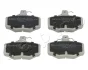 Колодки тормозные дисковые задние Nissan Almera II (00-) Japko 51015 (фото 1)
