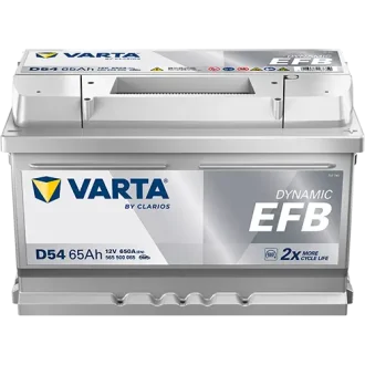 Акумулятор 12В 65Агод./650А (EN) Dynamic EFB START&STOP EFB (R+) 278x175x175 B13 - монтажний фланець 10.5мм VARTA 565500065K262