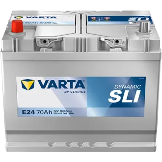 Акумулятор 12В 70Агод./630А (EN) Dynamic SLI (L+) 261x175x220 B01 - монтажний фланець 10.5мм (пусковий) VARTA 570413063K262 (фото 1)