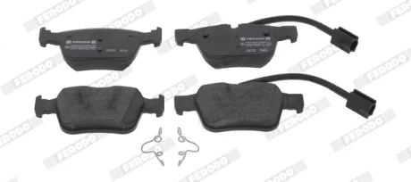Комплект гальмівних колодок задн, ALFA ROMEO GIULIA, STELVIO MASERATI GHIBLI III, LEVANTE, QUATTROPORTE VI 2.0-3.8 08.13- FERODO FDB5242