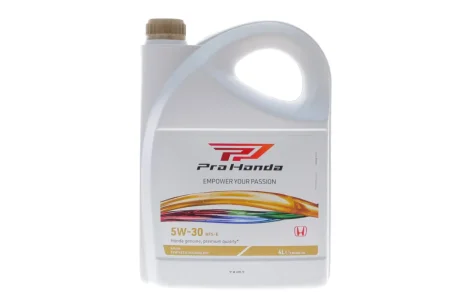 Олива 5W30 HFS-E PRO (4L) (API SN) HONDA 08232-P99-C4LPRO