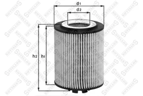 Фото 1 - фільтр масляний (картрідж) STELLOX 2050384SX Фільтр масляний (картрідж) STELLOX 2050384SX (фото 1)