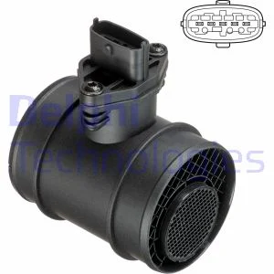 Датчик масової витрати повітря Delphi AF10621-12B1