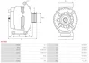 Генератор As-pl A0768S (фото 5)