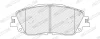 Комплект гальмівних колодок передн, LEXUS ES, UX TOYOTA CAMRY, COROLLA CROSS, RAV 4 V 1.8H-Electric 08.17- FERODO FDB5348 (фото 2)