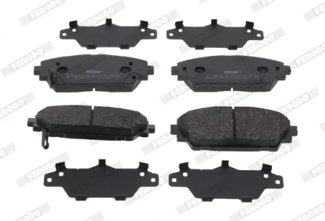 Комплект гальмівних колодок передн, MAZDA 3 1.5-2.0H 11.18- FERODO FDB5346 (фото 1)