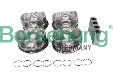 Фото 1 - поршень двигуна комплект 4шт. Borsehung B11145 Поршень двигуна комплект 4шт. Borsehung B11145 (фото 1)