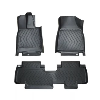 Ковры салона, 3D, резино-пластик(компл. 3 елемента)(без ковра для третьего ряда, без ковра багажника) для BYD Tang 7 мест GoodWay MatBYDTNGSET5