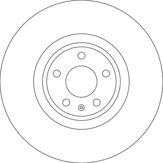 Гальмівний диск TRW DF6729S (фото 1)