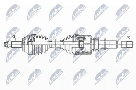 Полуось переднего моста Nty NPWNS114