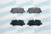 Дисковые тормозные колодки, комплект LAND ROVER Range Rover III 3.0-5.0 02-12, Discovery 2.7-4.4 04-18, Range Rover Sport 2.7-5.0 05-13, LR016808, LR019627, LR021316, LR055454, LR032903, SFP500140, SFP500022, SFP500020, SFP500021 SAMKO 5SP1359 (фото 1)
